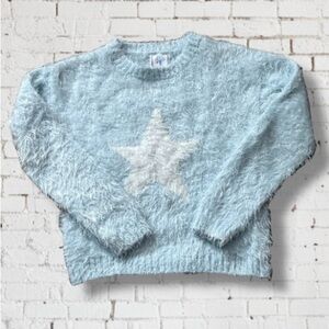 🧵Colortree Light Blue Soft Hairy Sweater